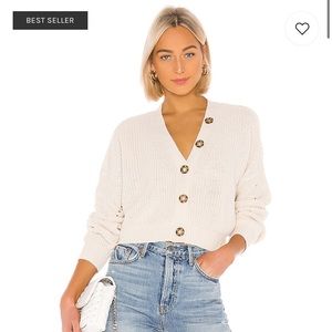Line & Dot Scarlett Cardigan in Cream